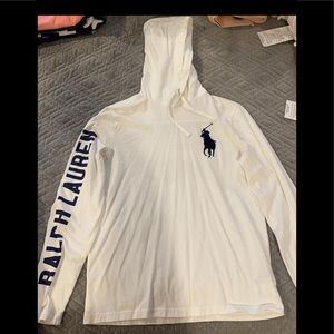 Boys hooded polo shirt